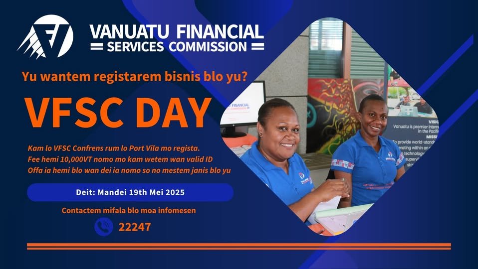 Cơ quản lý VFSC Vanuatu Financial Services Commission
